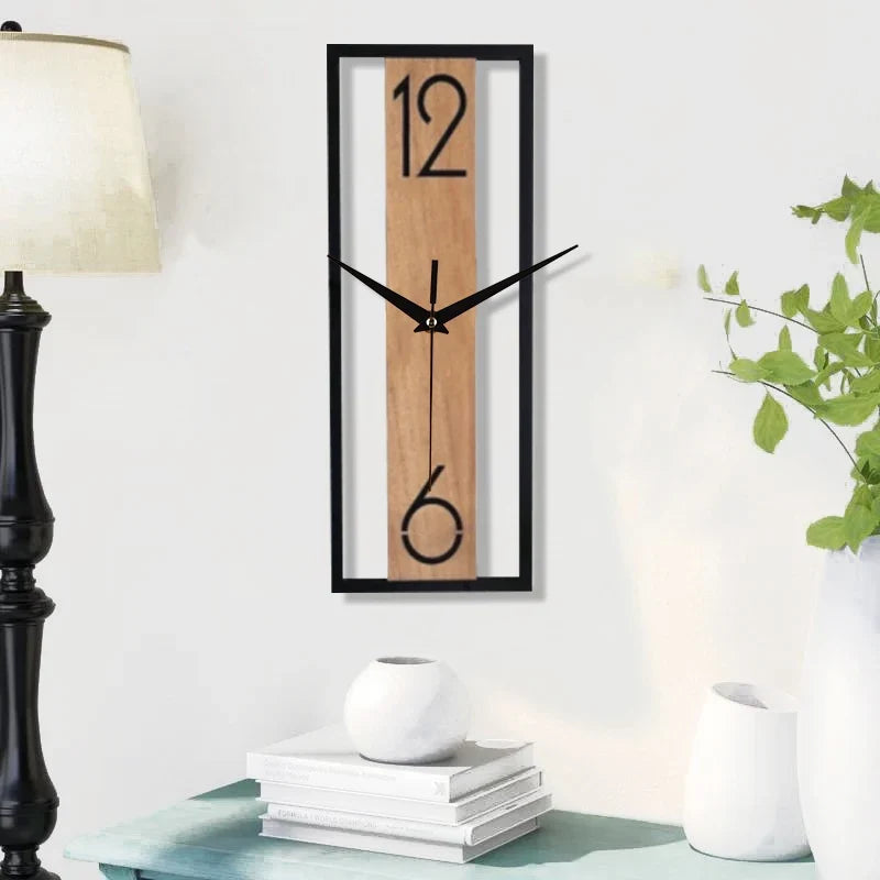 Reloj De Pared Rectangular | Montado En Pared · SeemSeem