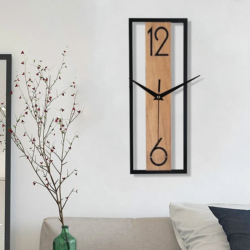 Reloj De Pared Rectangular | Montado En Pared · SeemSeem