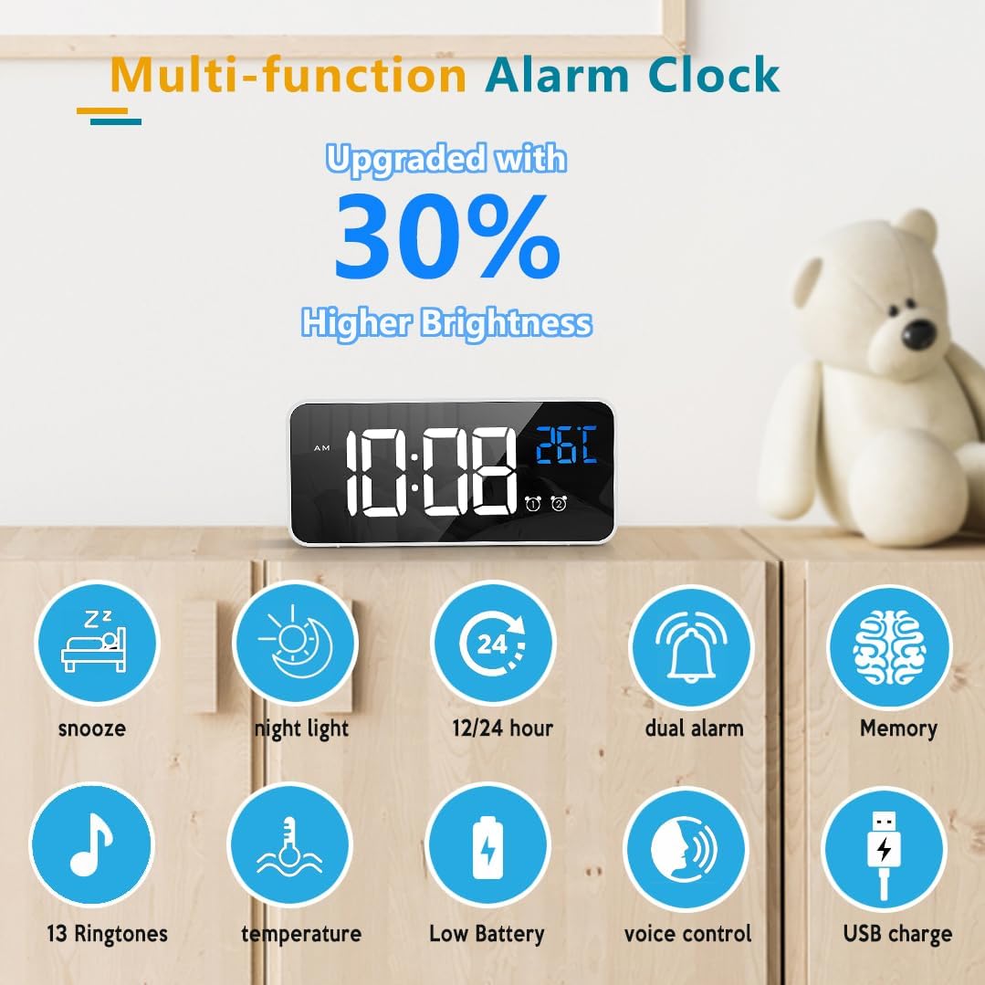 Reloj Digital Calendario | Control Remoto · SeemSeem