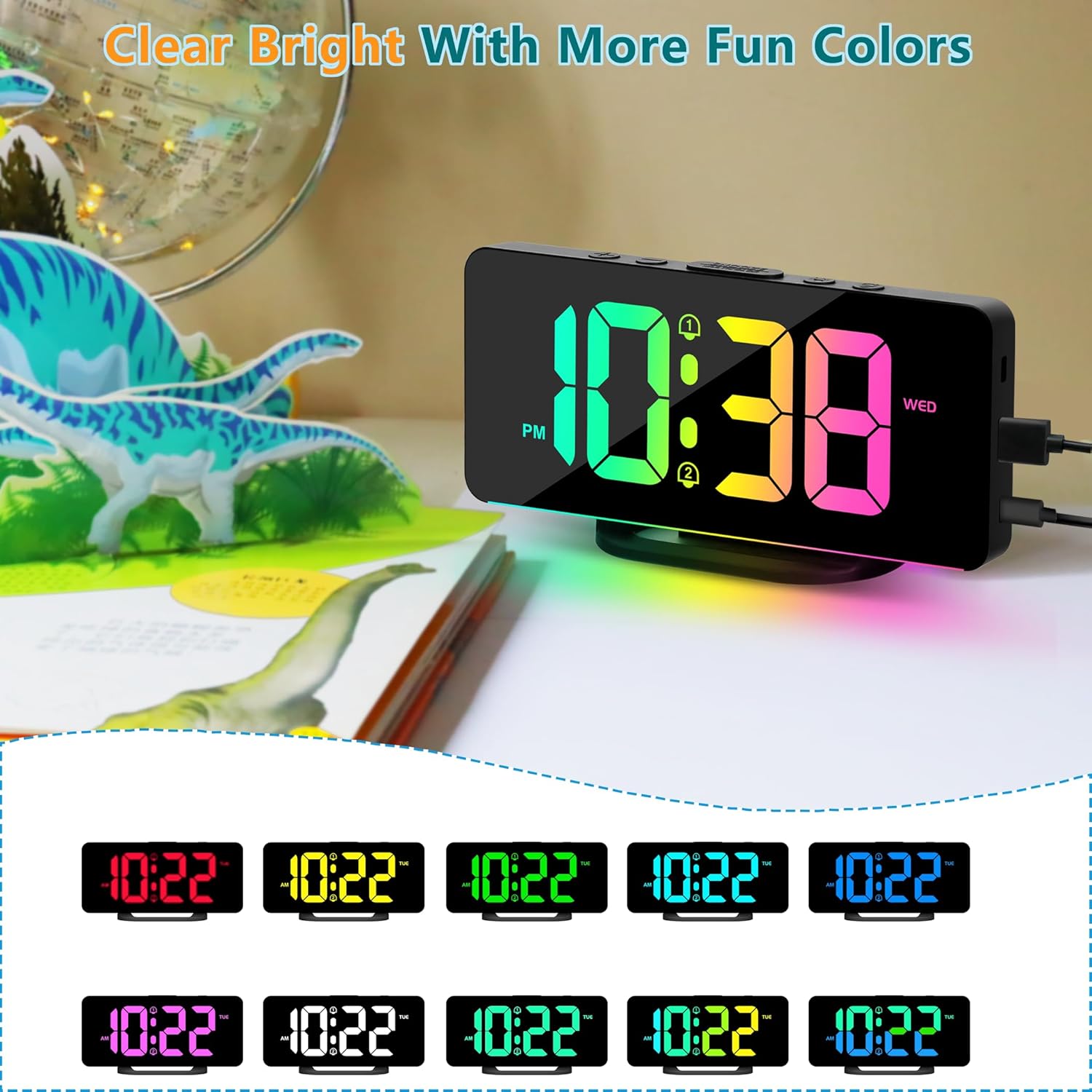 Reloj Digital Calendario | Control Remoto · SeemSeem