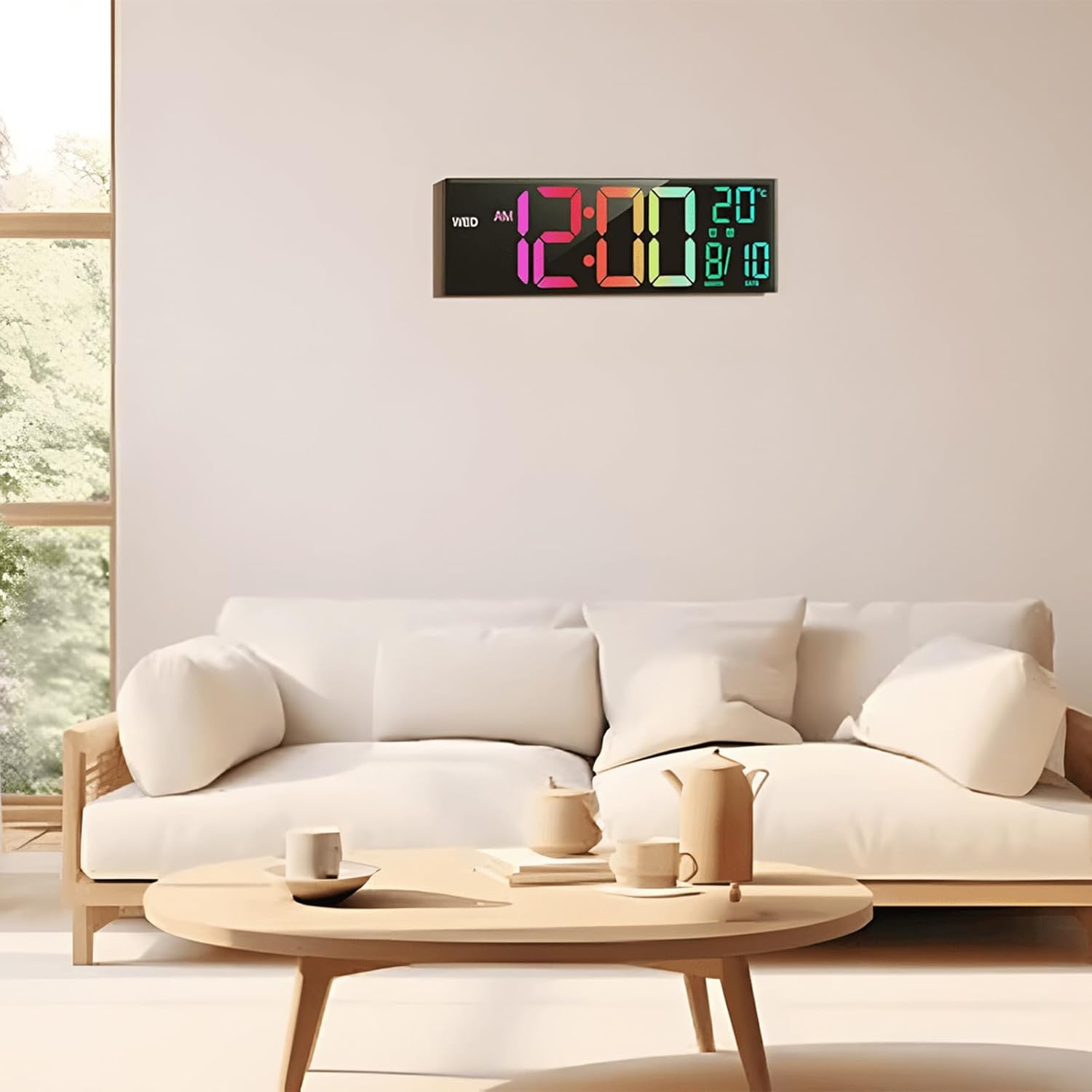 Reloj Digital De Pared | Pantalla LED · SeemSeem