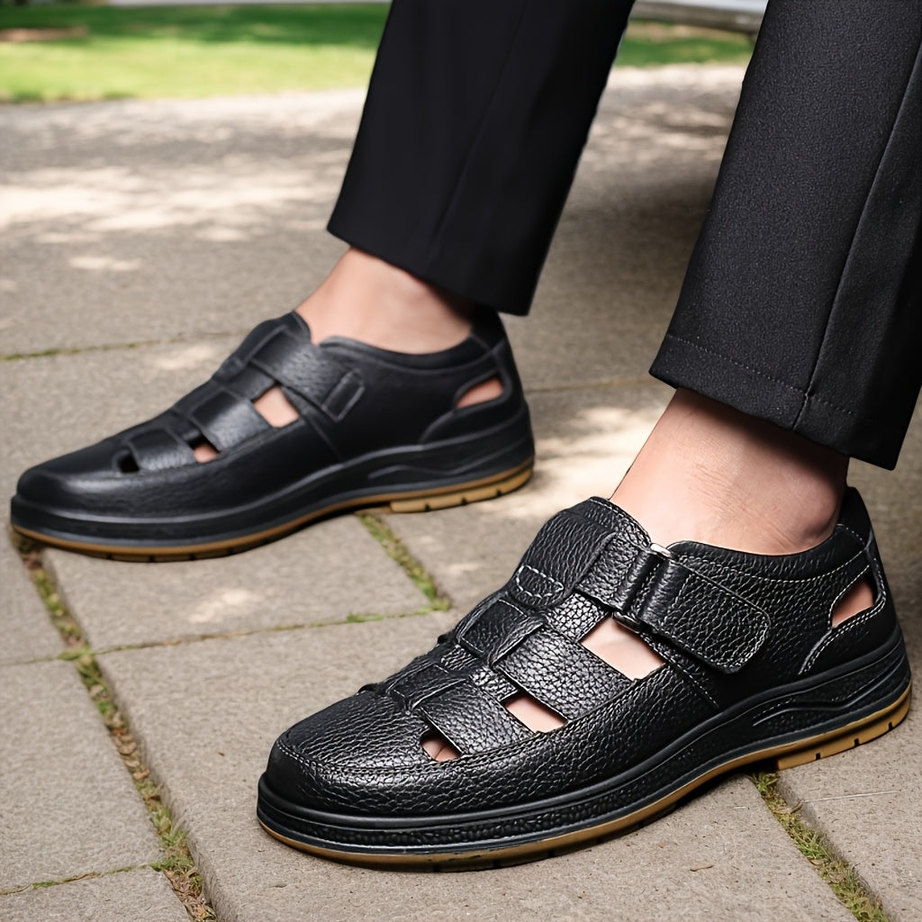 Sandalias Cerradas De Piel Para Hombre | Transpirables · SeemSeem