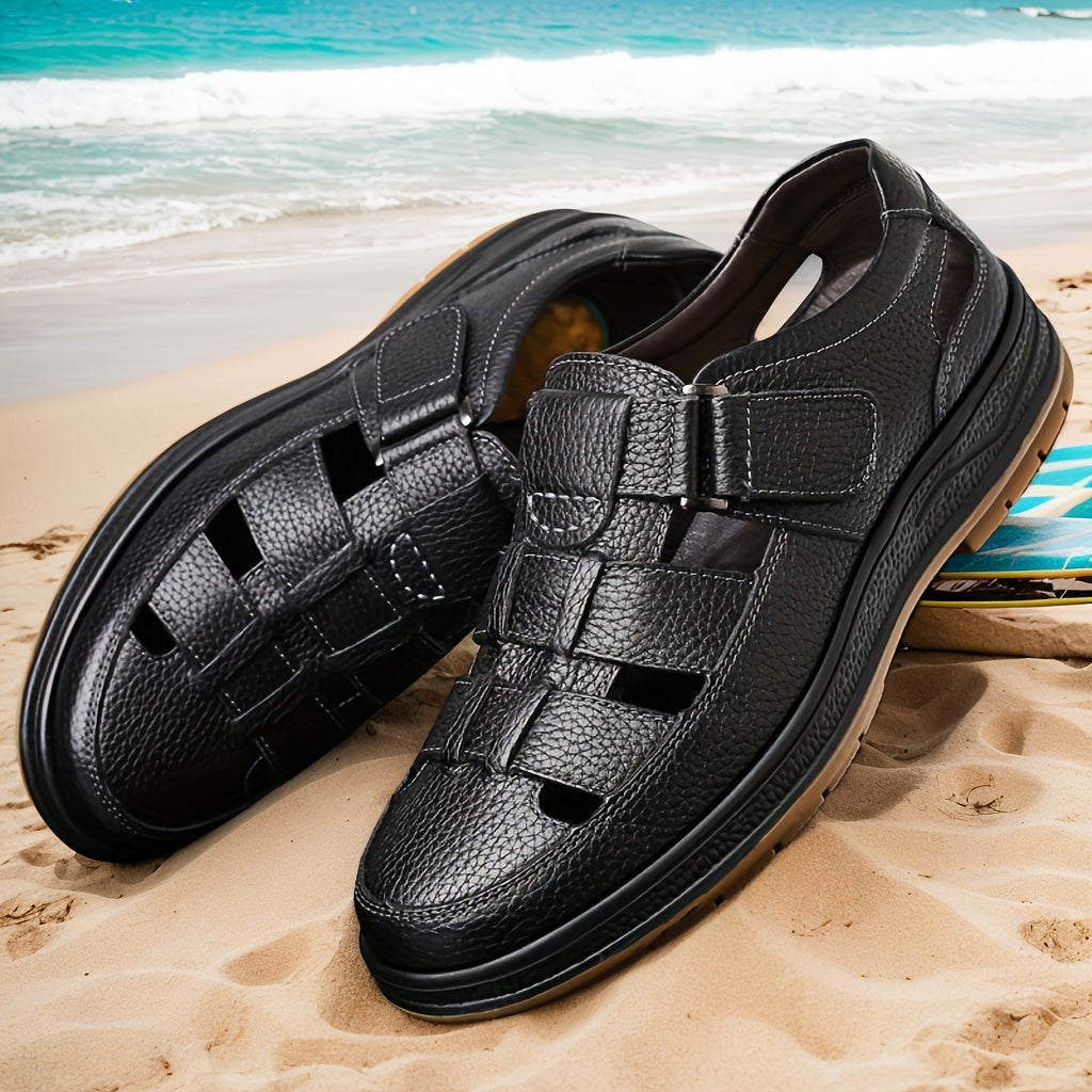 Sandalias Cerradas De Piel Para Hombre | Transpirables · SeemSeem