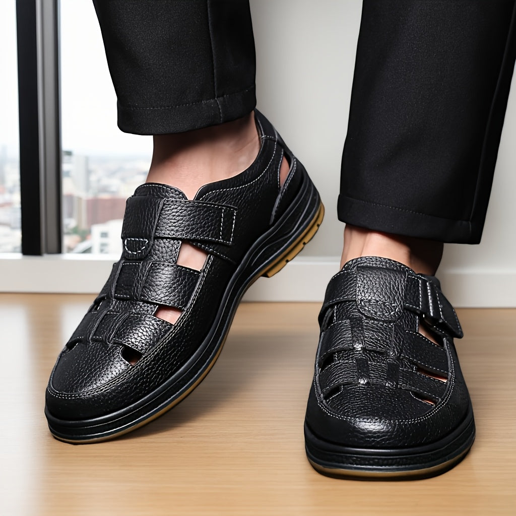 Sandalias Cerradas De Piel Para Hombre | Transpirables · SeemSeem