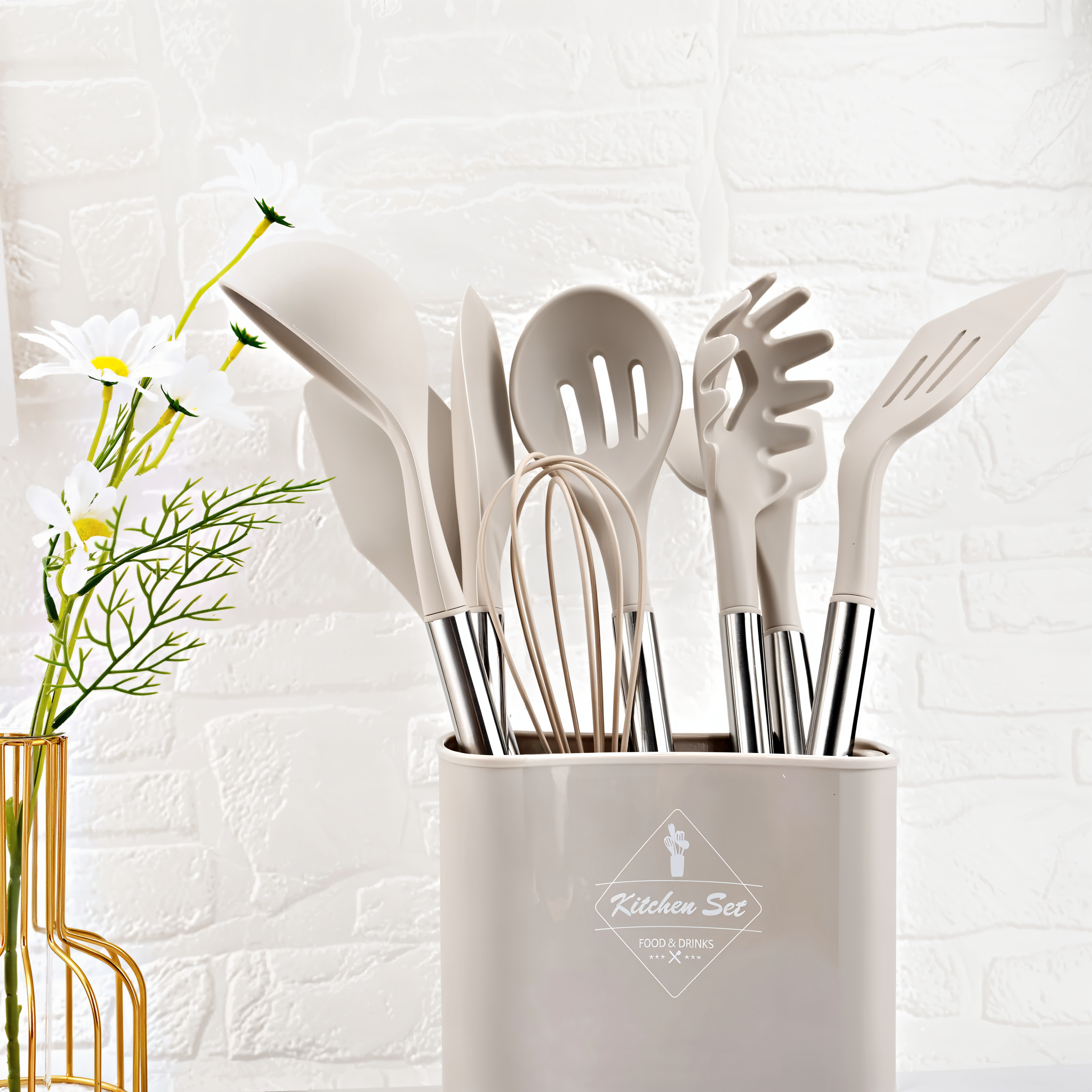 Set De Utensilios De Cocina | Con Soporte · SeemSeem