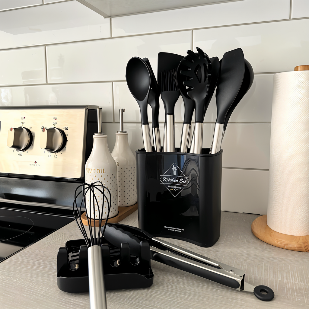 Set De Utensilios De Cocina | Con Soporte · SeemSeem