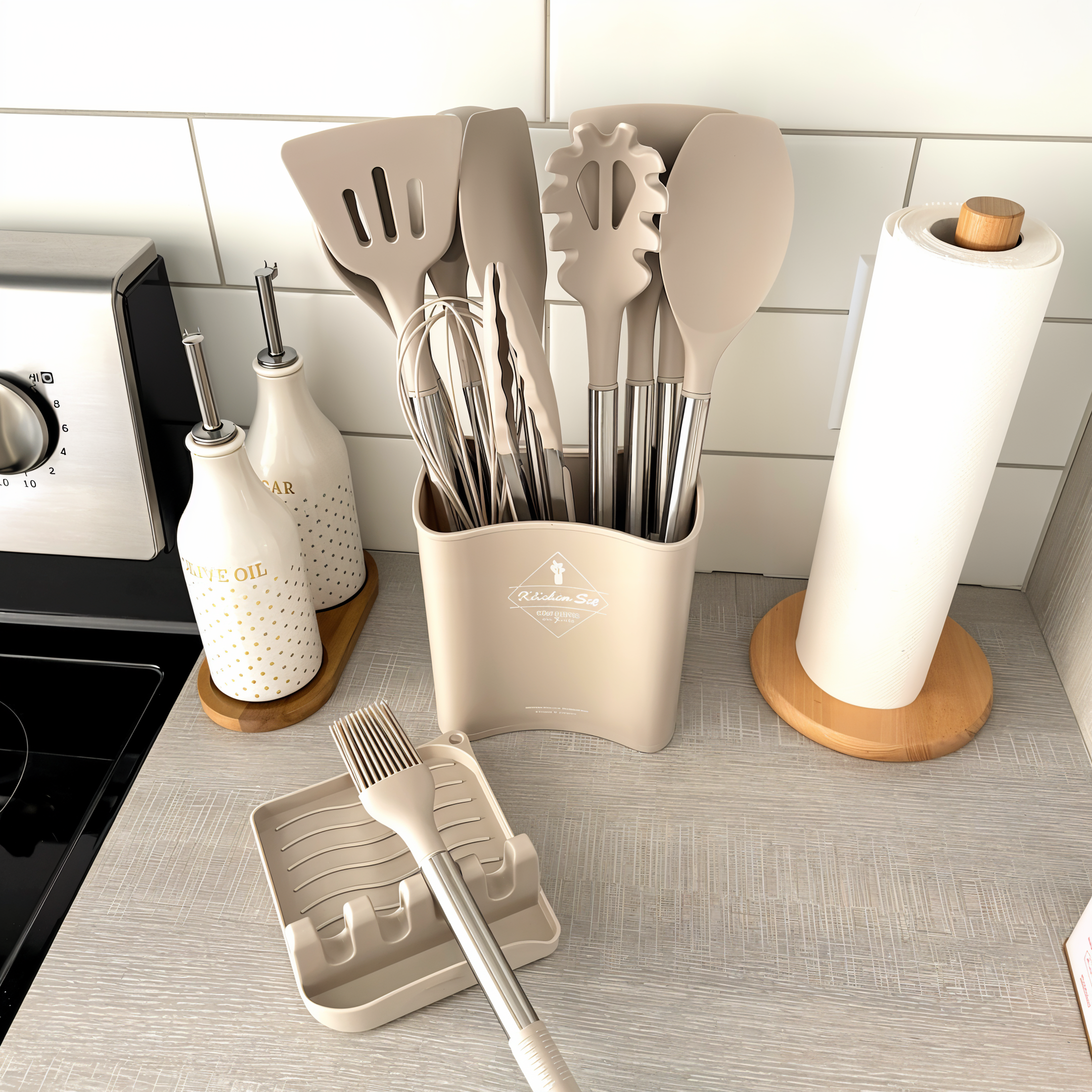 Set De Utensilios De Cocina | Con Soporte · SeemSeem
