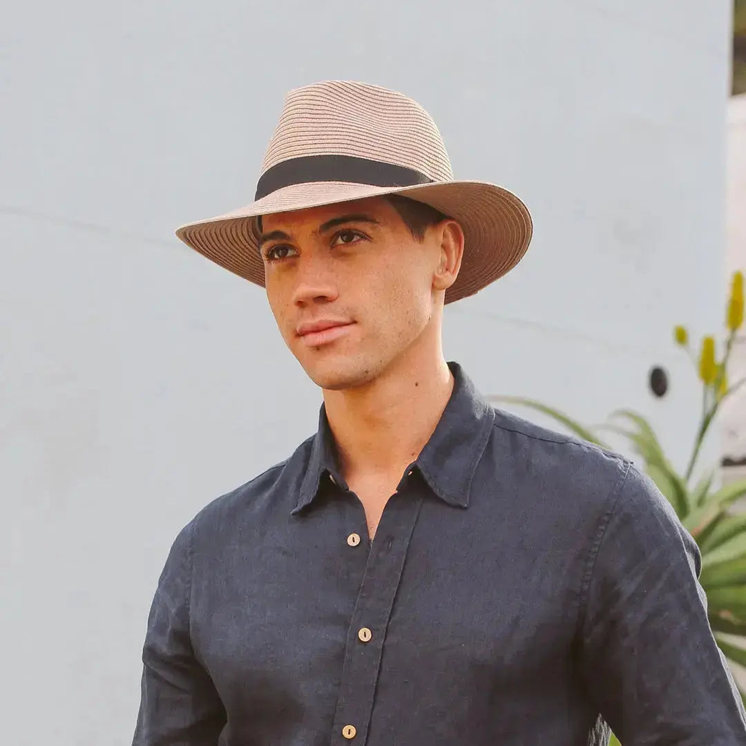 Sombrero Fedora Clásico Para Hombre | Cinta Contrastante · SeemSeem