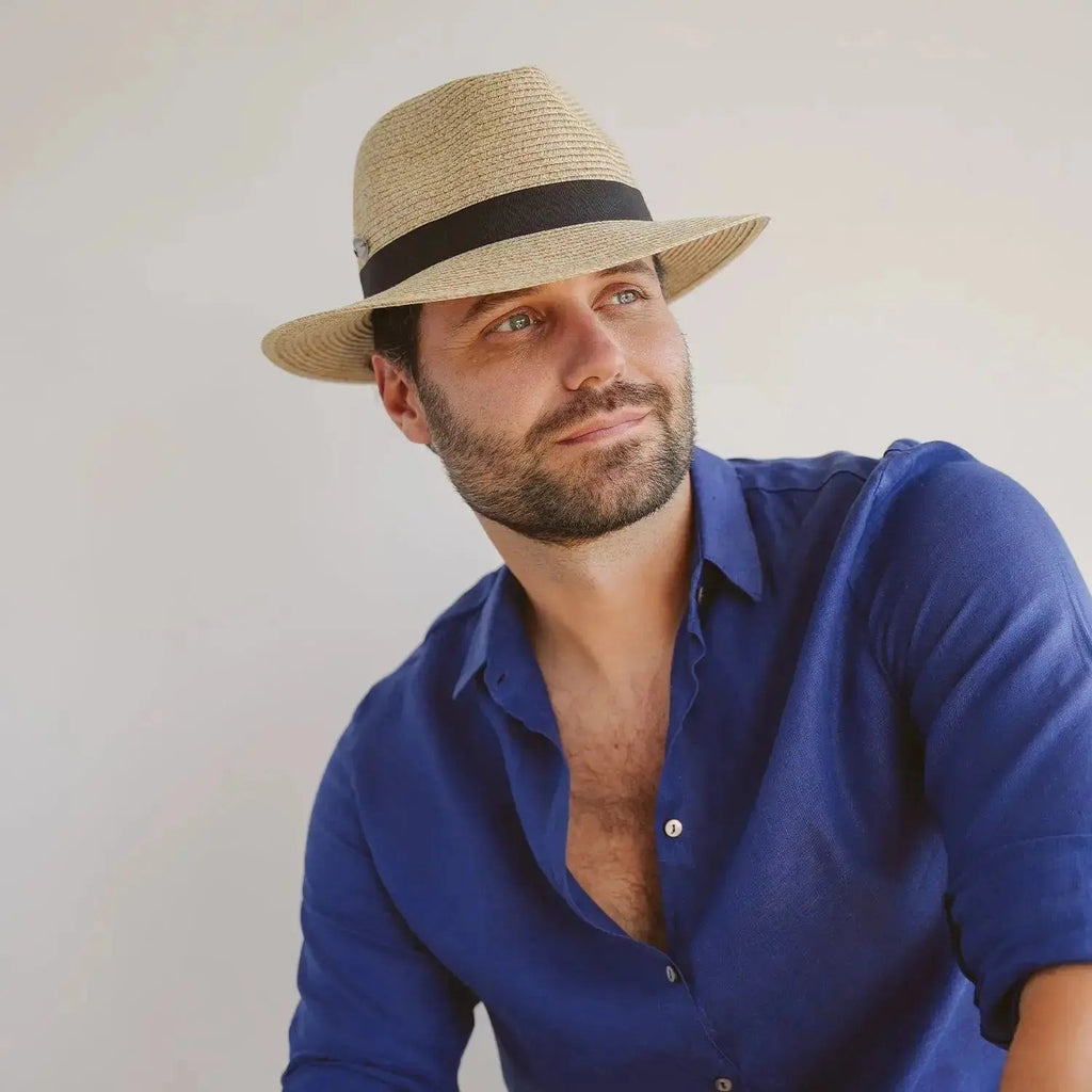 Sombrero Fedora Clásico Para Hombre | Cinta Contrastante · SeemSeem