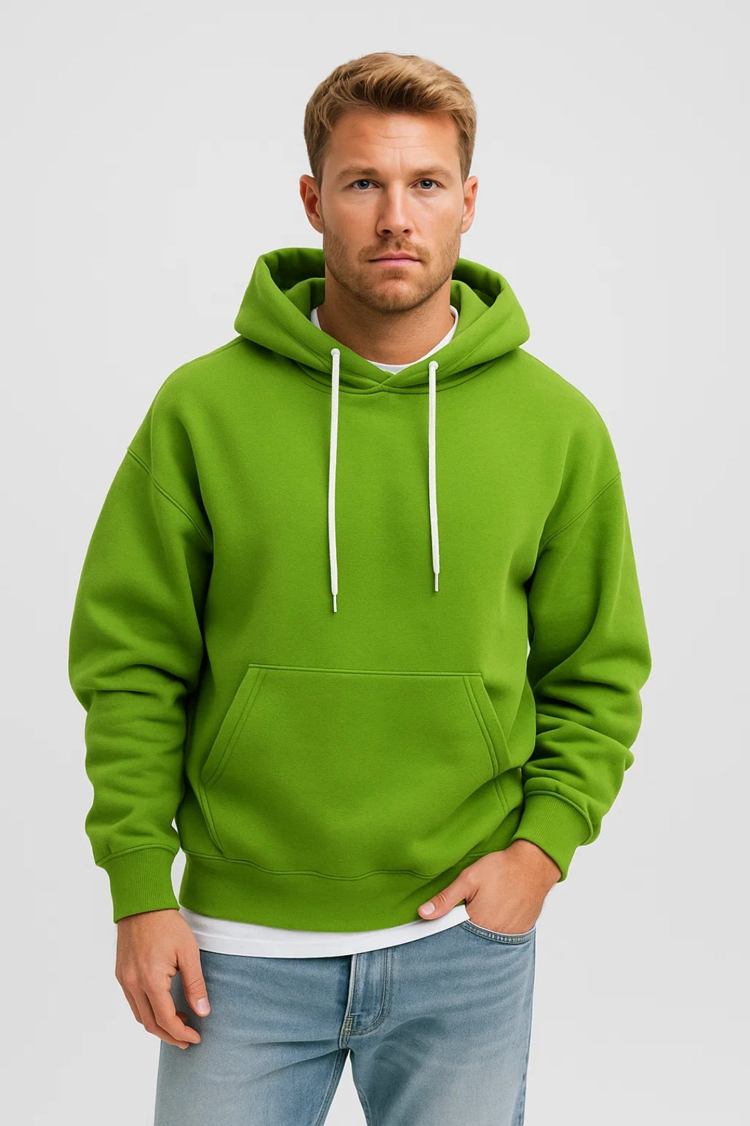 Sudadera Con Capucha Oversized Para Hombre | Bolsillo Canguro · SeemSeem