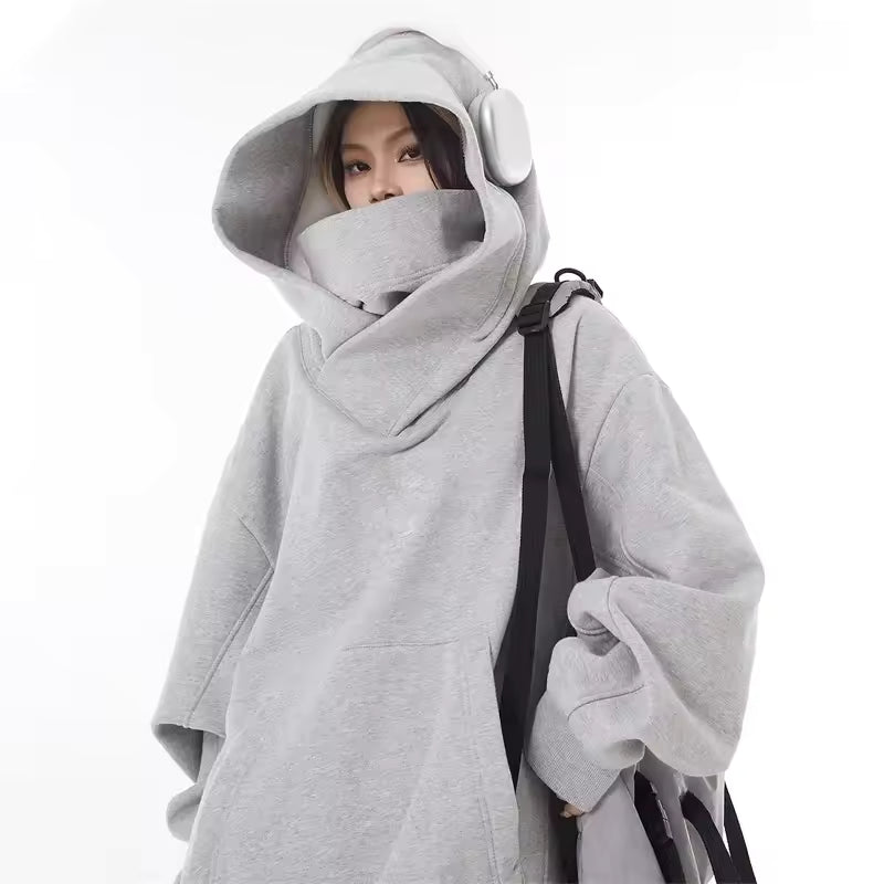 Sudadera Con Capucha Oversized Para Mujer | Bolsillo Canguro · SeemSeem