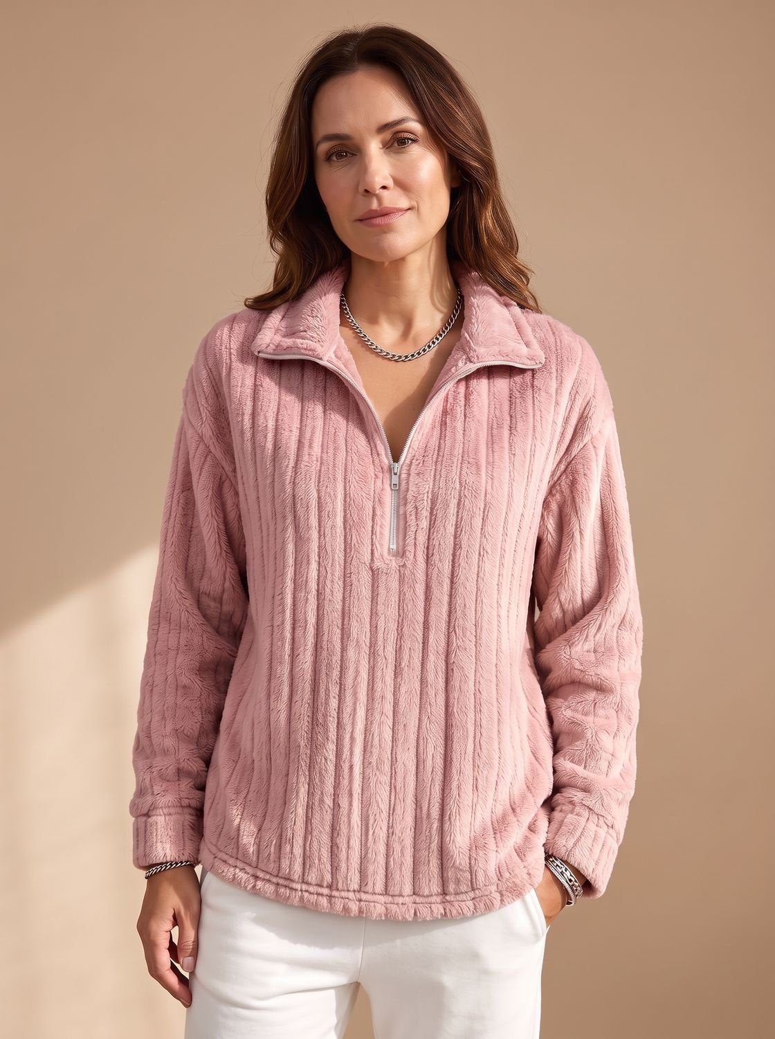 Sudadera Media Cremallera Para Mujer | Forro Polar · SeemSeem