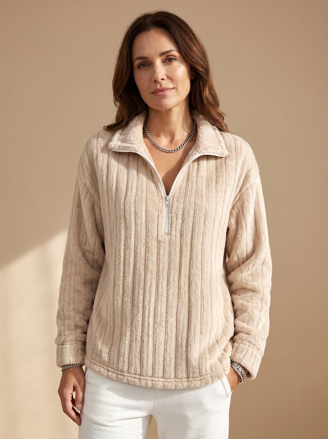 Sudadera Media Cremallera Para Mujer | Forro Polar · SeemSeem