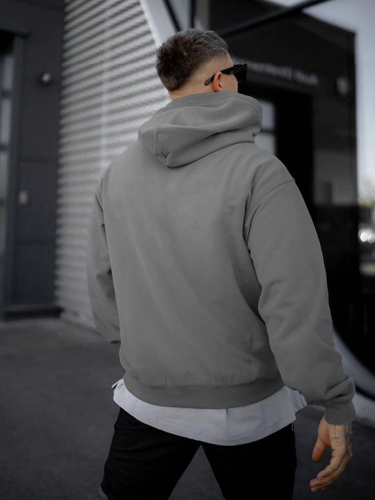 Sudadera Oversized Con Capucha Para Hombre | Bolsillo Canguro · SeemSeem