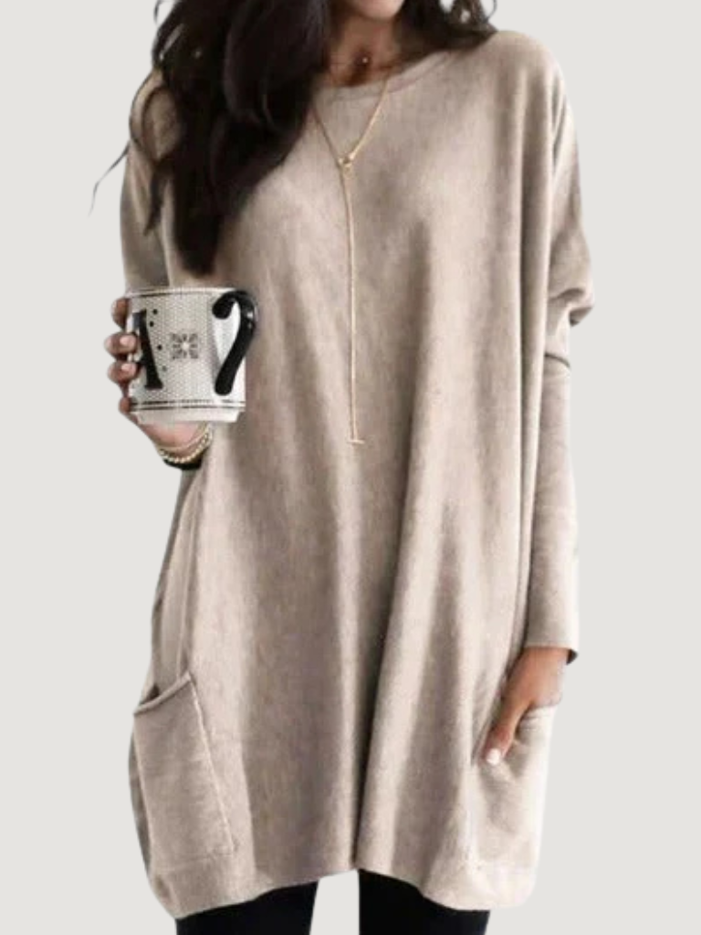 Túnica Oversized Para Mujer | Con Bolsillos · SeemSeem