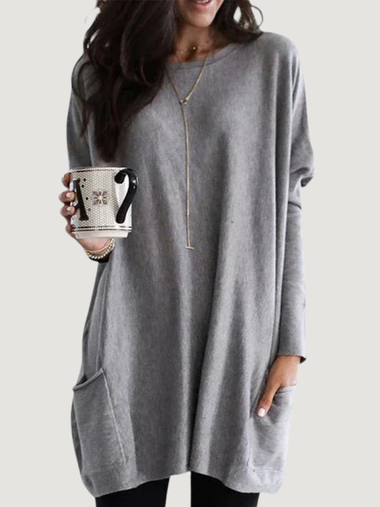 Túnica Oversized Para Mujer | Con Bolsillos · SeemSeem