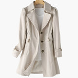 Trench Clásico Para Mujer | Botones Frontales