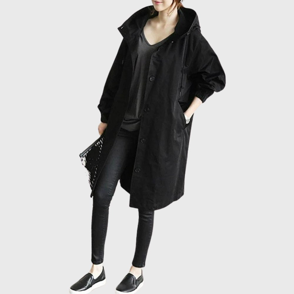 Trench Oversized Para Mujer | Con Capucha · SeemSeem