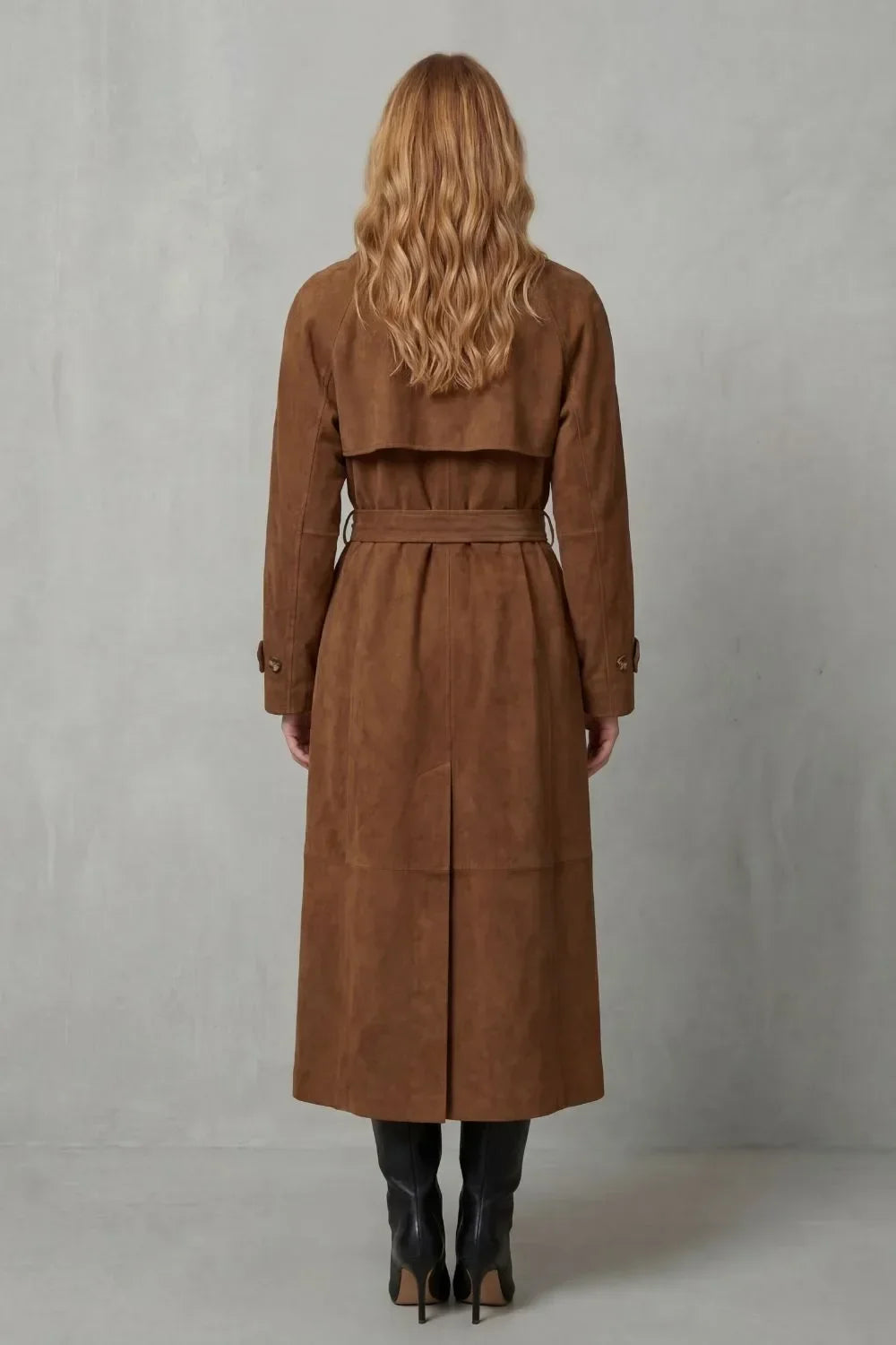 Trench Para Mujer | Ante Con Cinturón · SeemSeem