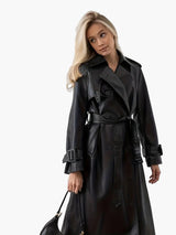 Trench Para Mujer | Cuero Sintético