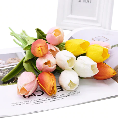 Tulipanes Artificiales | Pack De 10 · SeemSeem