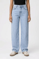 Jeans Holgados De Pierna Ancha Para Mujer | Denim