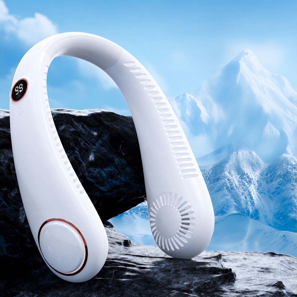Ventilador De Cuello Portátil | Recargable Por USB