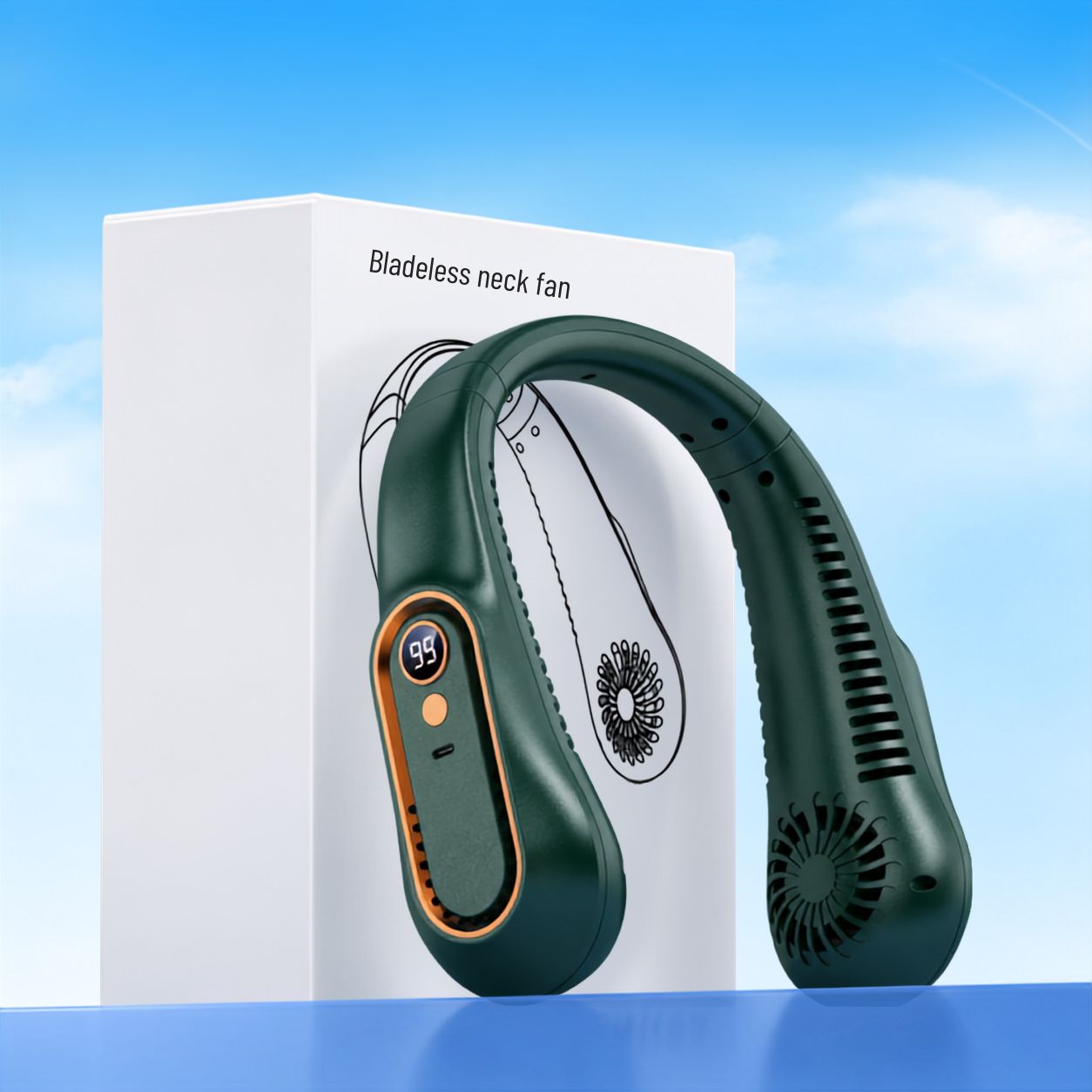 Ventilador De Cuello Portátil | Recargable Por USB