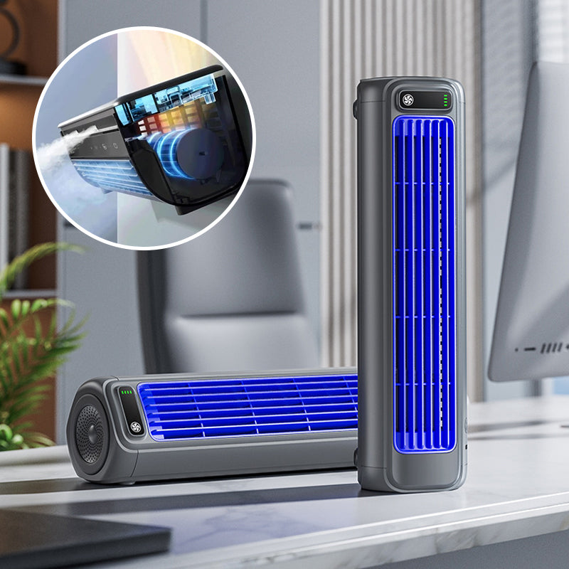 Ventilador De Torre Portátil | Recargable Por USB · SeemSeem
