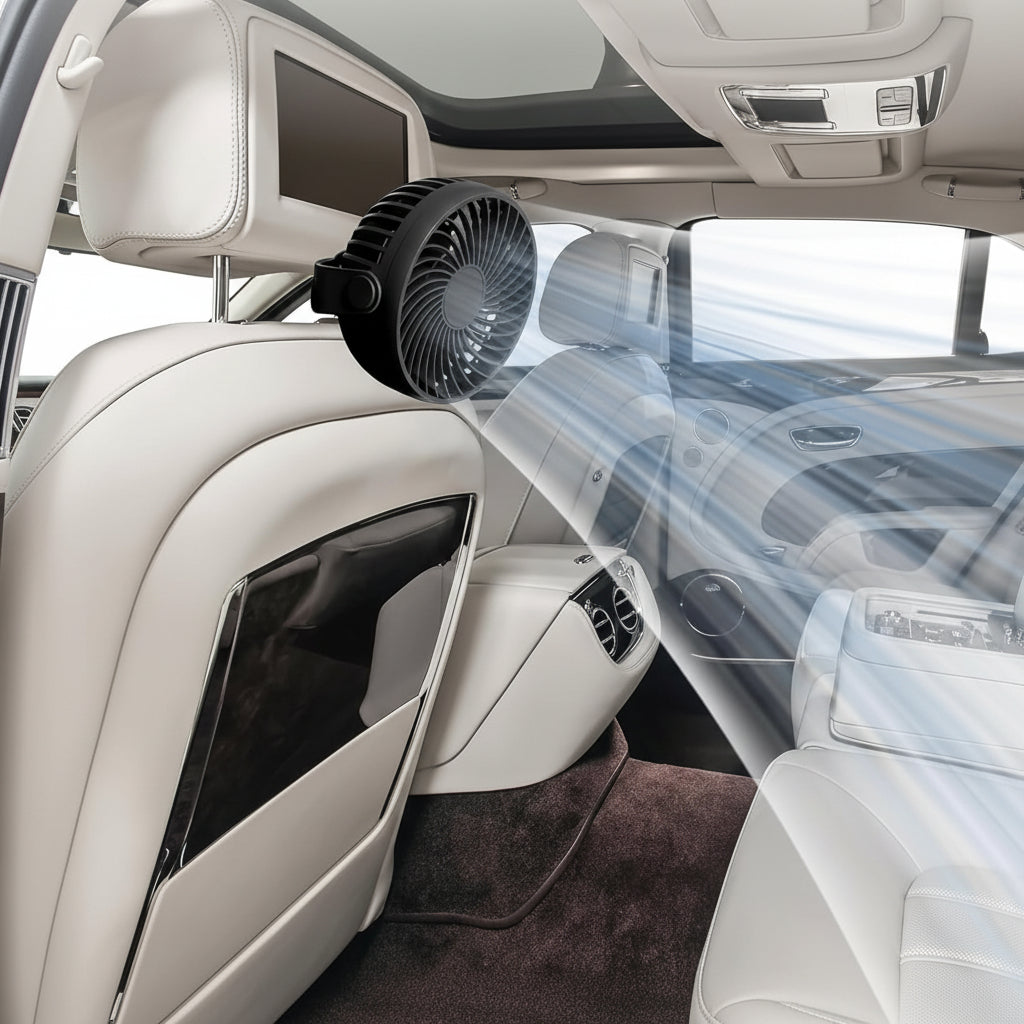 Ventilador Portátil Con Trípode | Recargable Por USB · SeemSeem