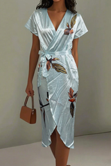 Vestido Cruzado Para Mujer | Estampado Floral