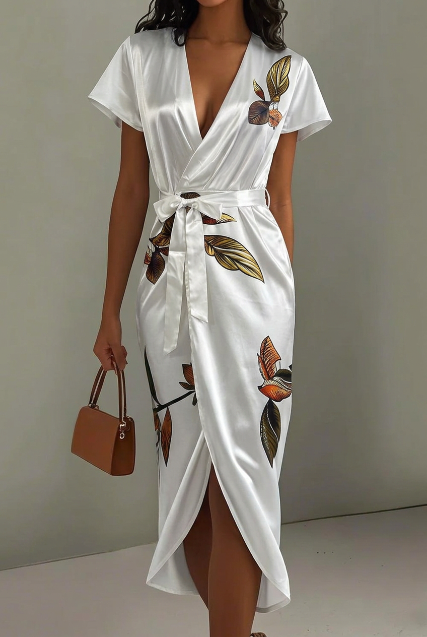 Vestido Cruzado Para Mujer | Estampado Floral · SeemSeem