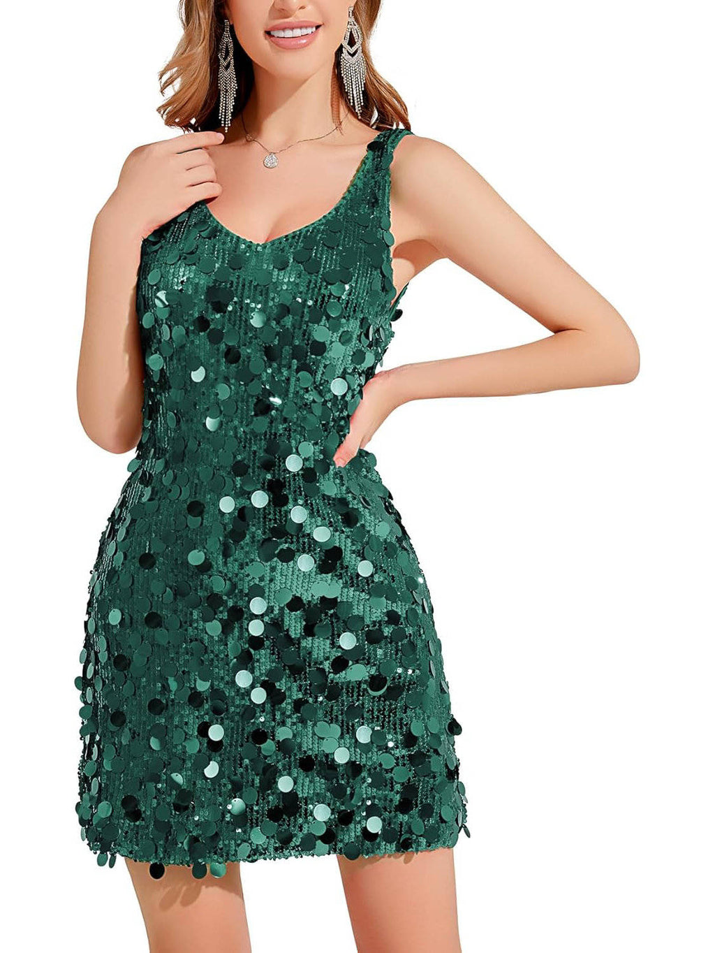 Vestido De Tirantes Para Mujer | Lentejuelas · SeemSeem