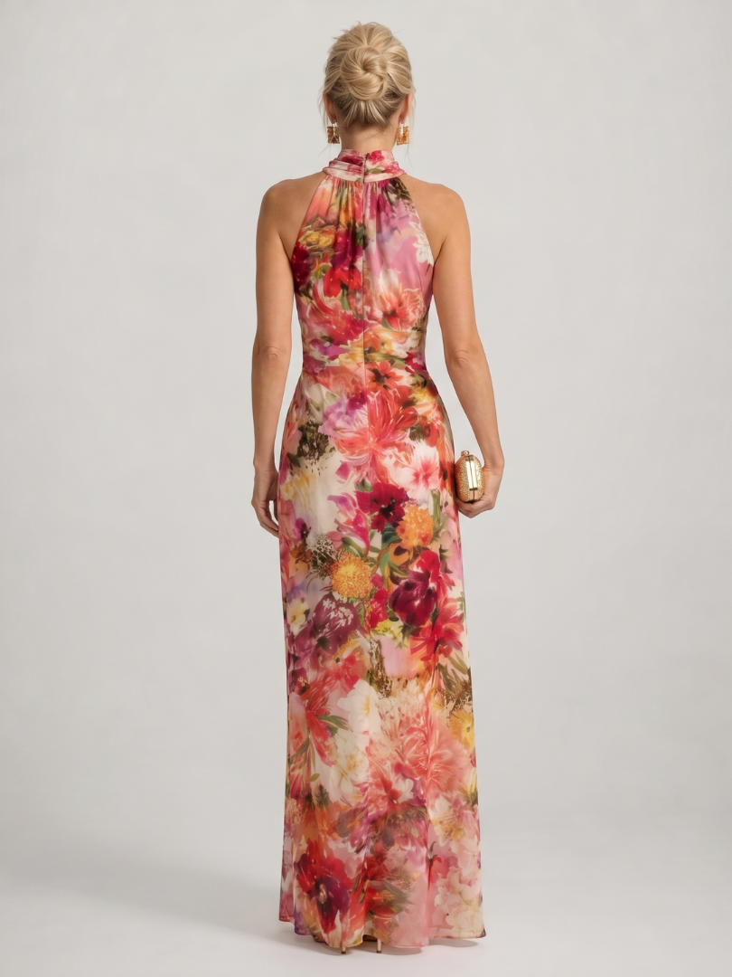 Vestido Halter Para Mujer | Estampado Floral · SeemSeem