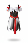 Vestido Pirata Para Mujer | Cinturón Rojo · SeemSeem