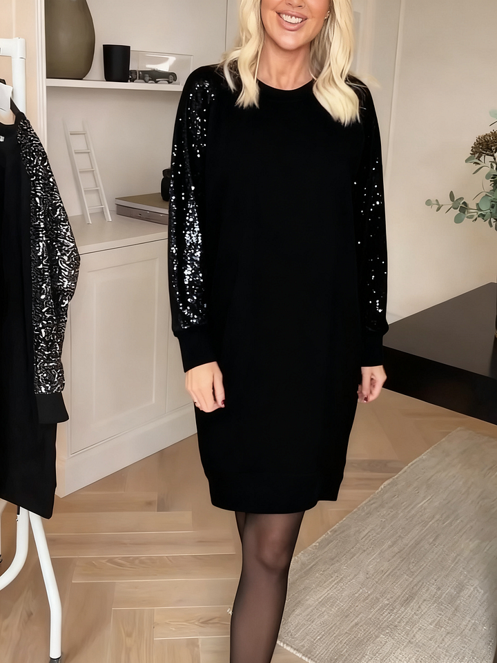 Vestido Sudadera Para Mujer | Mangas Lentejuelas · SeemSeem