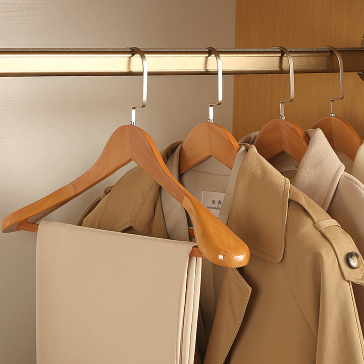 Wooden Suit Hangers | Wide Shoulder · SeemSeem