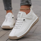 Zapatillas Con Cordones Para Mujer | Costura Lateral