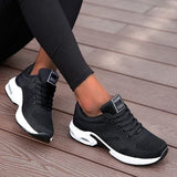 Zapatillas Deportivas Con Cordones Para Mujer | Malla Transpirable