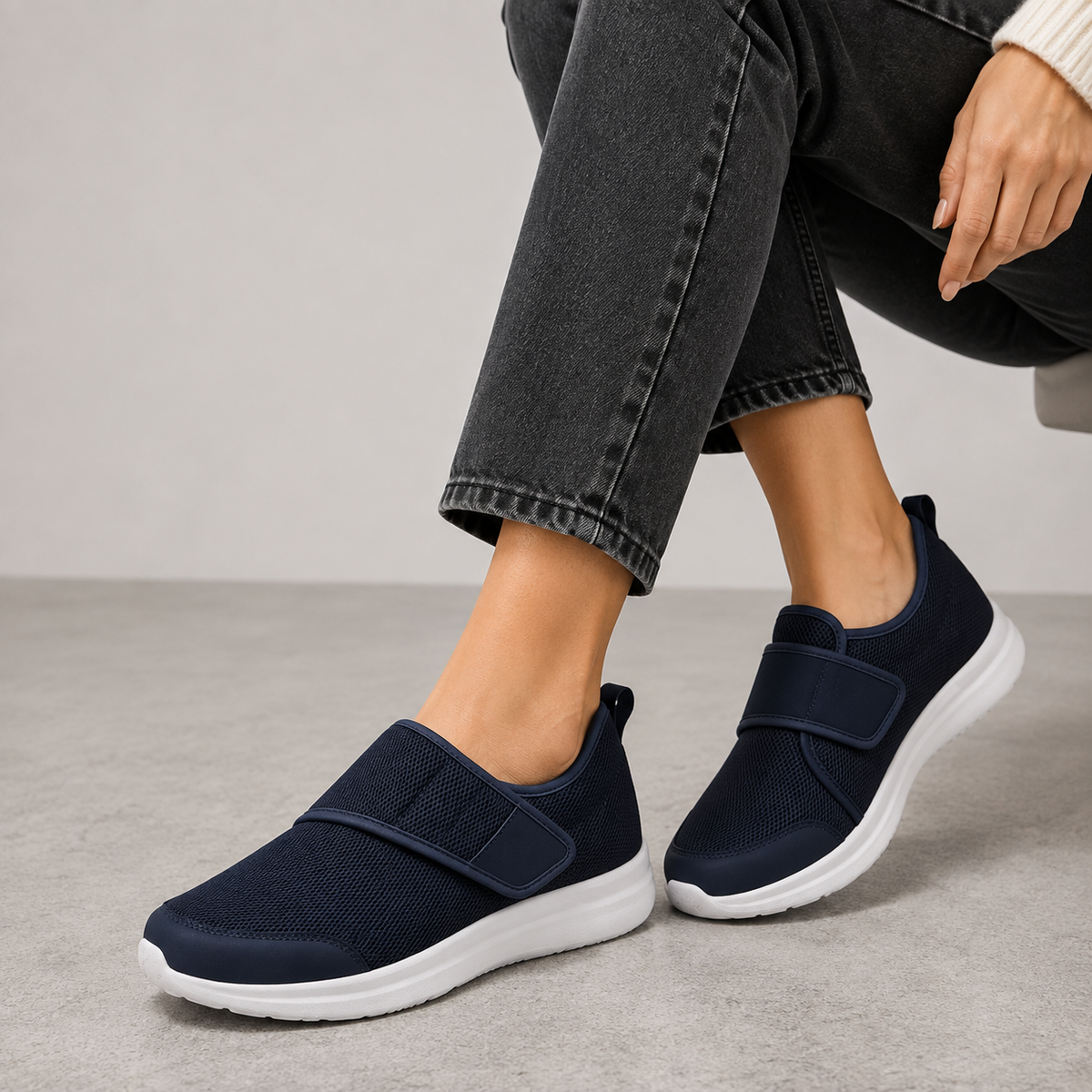 Zapatillas Slip-On Para Mujer | Cierre Velcro · SeemSeem
