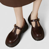 Zapatos Mary Jane Para Mujer | Hebilla En T