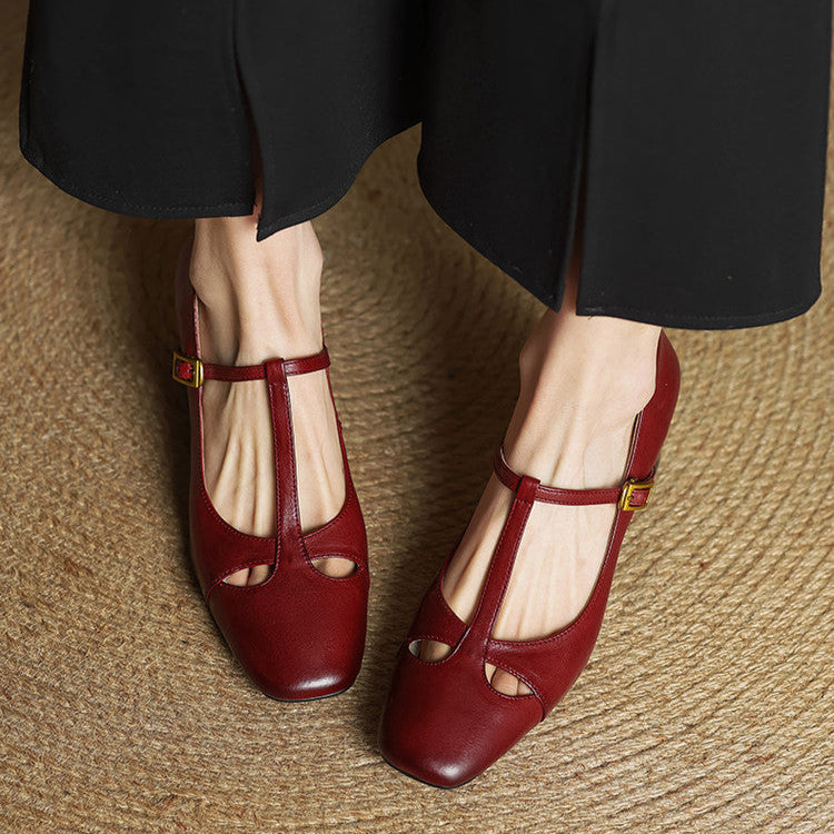 Zapatos Mary Jane Para Mujer | Tira En T · SeemSeem