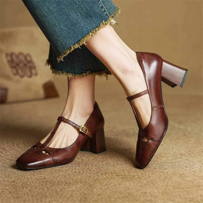 Zapatos Mary Jane Para Mujer | Tira En T · SeemSeem