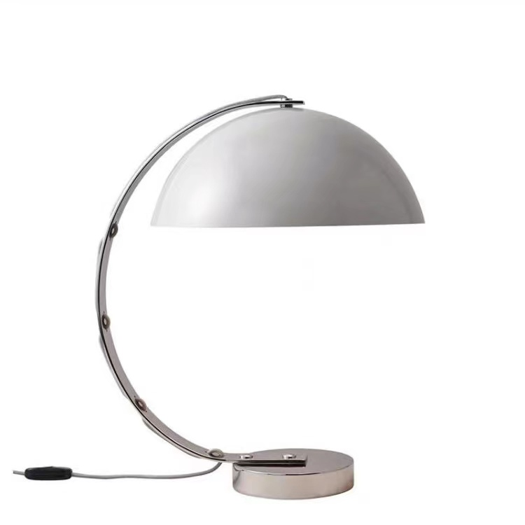Lámpara De Mesa Retro | Brazo Curvo · SeemSeem