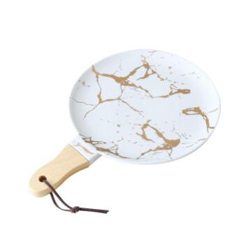 Set De Bandejas Decorativas | Vajilla Con Diseño Marmoleado-Serveware-SeemSeem