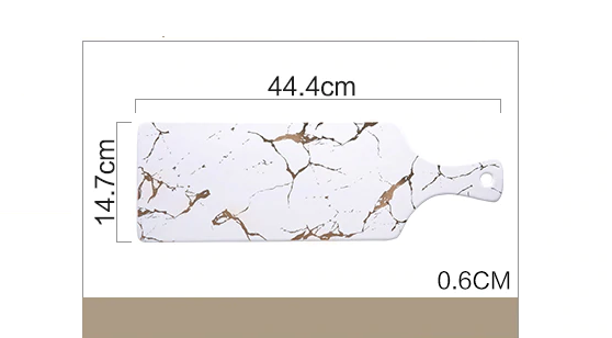 Set De Bandejas Decorativas | Vajilla Con Diseño Marmoleado-Serveware-SeemSeem