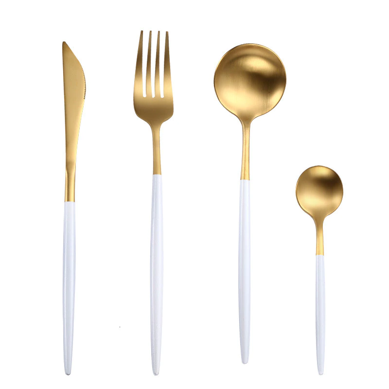 Set De Cubiertos Modernos Para Mesa | Vajilla Contemporánea De Servicio-Flatware-SeemSeem