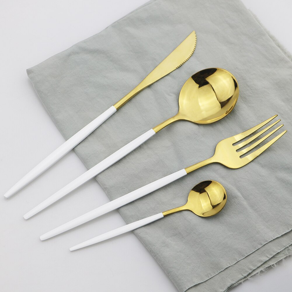 Set De Cubiertos Modernos Para Mesa | Vajilla Contemporánea De Servicio-Flatware-SeemSeem
