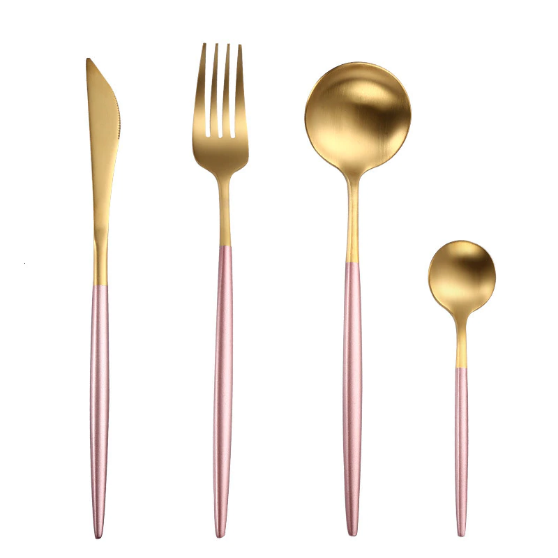 Set De Cubiertos Modernos Para Mesa | Vajilla Contemporánea De Servicio-Flatware-SeemSeem