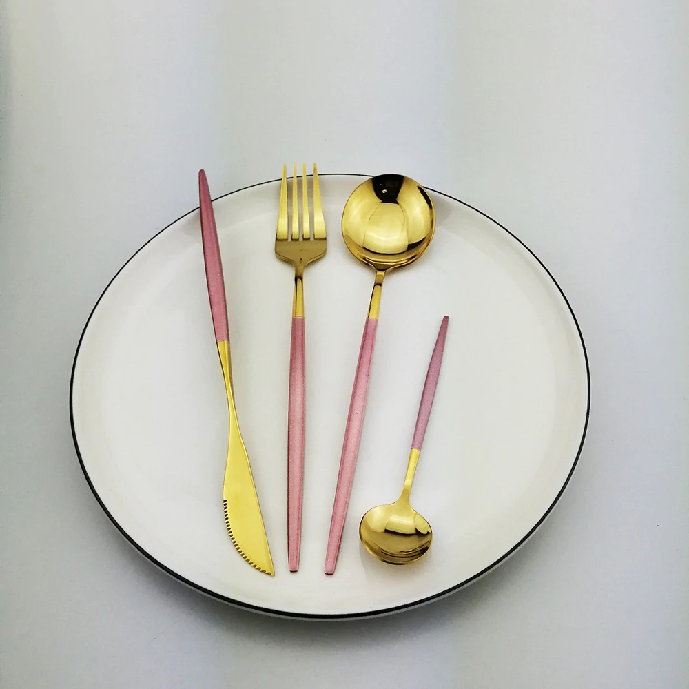 Set De Cubiertos Modernos Para Mesa | Vajilla Contemporánea De Servicio-Flatware-SeemSeem